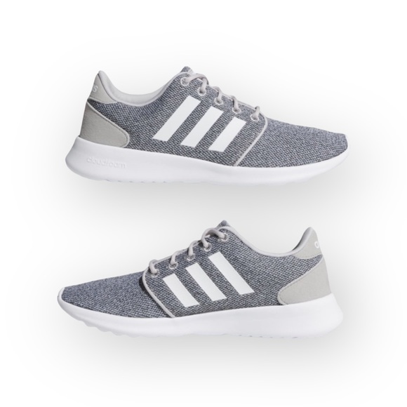 adidas ☀︎︎ Cloudfoam QT Racer Sneakers ☀︎︎ Clear Onix / Cloud White ☀︎︎ Grey 8M - Picture 15 of 16